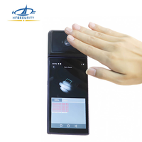 HFSecurity HP605PV Android Palm Vein Recognition POS Terminal Barcode Scan Bank Card POS Machine Biometric Handheld PDA