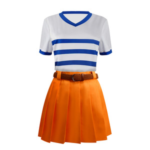 Disfraz de <span class=keywords><strong>Cosplay</strong></span> de una pieza de dibujos animados japoneses, disfraz de <span class=keywords><strong>Nami</strong></span> Solon, Luffy, disfraz completo de Anime de Halloween - Product Image 5