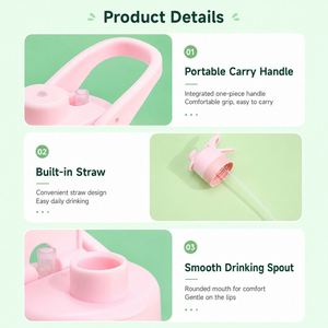 Promotional Gift Eco-friendly 650ml Tritan <b>Spray</b> Water <b>Bottle</b> Portable Outdoor Sports Misting <b>Drink</b> Cup with Custom Brand Logo - Product Image 3