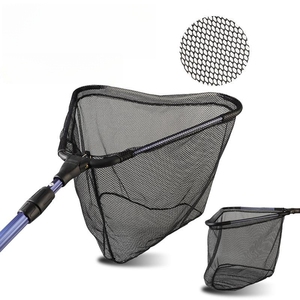 Prix d'usine, épuisette de pêche à la mouche pliable de 160 cm, 368 g, en alliage d'aluminium, pour carpe, <span class=keywords><strong>truite</strong></span>, manche long, épuisette en caoutchouc - Product Image 4