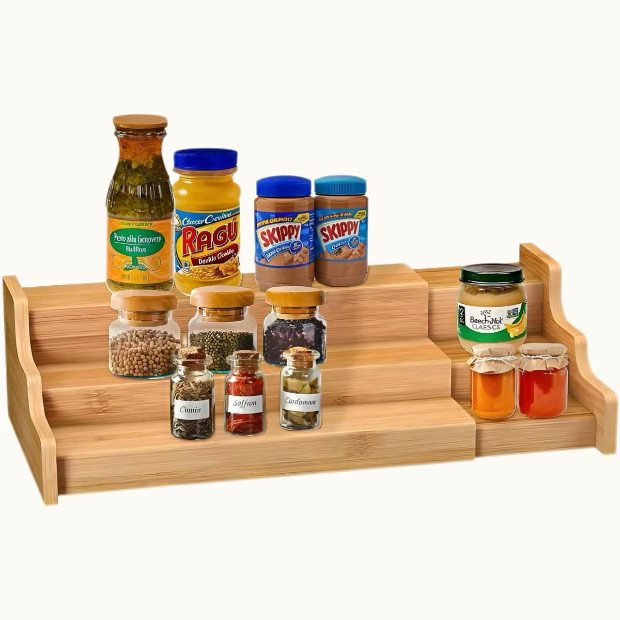 Apache Custom Wood Floor Salt Display Stand Racks for Salt Store Supermarket Shelves for Salt — view 5
