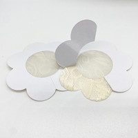 Couvre-mamelon jetable en dentelle coeur fleur sans couture coussinets de poitrine coussinets de robe de mariage accessoire intime patchs de mamelon