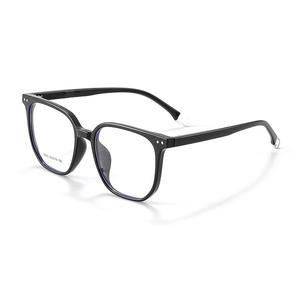 Montura de Gafas Rectangulares Negras Ultraligeras Estilo Coreano 9015 para Hombre, TR90, Montura Completa, Diseño Ligero - Product Image 1