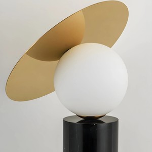 Lampe de table au design nordique, lumière LED, base d'ampoule E27, commande par interrupteur, décoration pour la maison, la chambre à coucher, utilisation hôtelière - Product Image 2