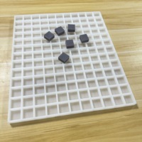 Großhandel 225-Fach Antihaft-Silikonform für quadratische Kuchen, Backzubehör, Süßigkeiten, Eis und Schokolade