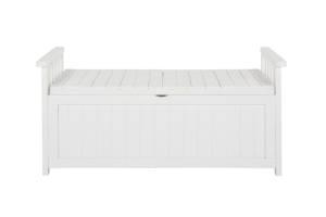 <span class=keywords><strong>Banc</strong></span> <span class=keywords><strong>de</strong></span> <span class=keywords><strong>jardin</strong></span> en bois boîte <span class=keywords><strong>de</strong></span> rangement extérieure <span class=keywords><strong>coffre</strong></span> hangars à outils couleur blanche - Product Image 4