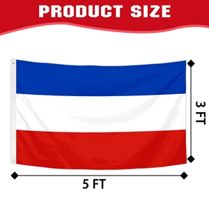Bandera de Poliéster <span class=keywords><strong>Schleswig</strong></span>-Holstein Premium al por Mayor, 3x5 pies, Impresa, para Plazas Públicas, Protección UV, Exhibición en la Calle - Product Image 2