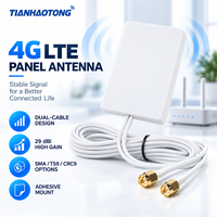 Antenne panneau double câble 4G LTE avec options de connecteurs SMA TS9 CRC9, antenne externe 2m RG174 pour routeurs et modems intérieurs