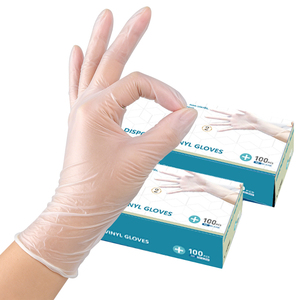 <span class=keywords><strong>Guantes</strong></span> <span class=keywords><strong>de</strong></span> Vinilo <span class=keywords><strong>de</strong></span> PVC, Alternativa al NBR, Desechables, Resistentes a Químicos, para Exámenes, 100 Unidades <span class=keywords><strong>por</strong></span> <span class=keywords><strong>Caja</strong></span> - Product Image 4