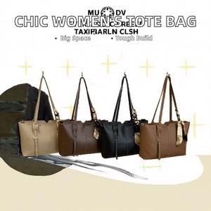 Bolso Tote Acolchado Personalizado para Mujer, Estilo Dulce y Elegante con Estampado de Lazo Floral, Bolso de Hombro - Product Image 2