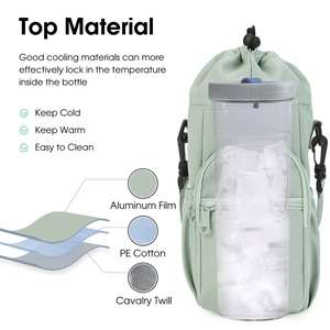 Funda Térmica para Botella de Agua, Bolsa de Hombro con Correa Cruzada - Product Image 3