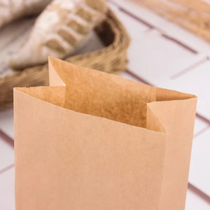Bolsas de Papel Kraft Marrón para Llevar Comida, Resistentes a <span class=keywords><strong>la</strong></span> Grasa y al Aceite, con Fondo Cuadrado, para Empacar Alimentos - Product Image 3