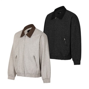 Custom High Quality Plain Hoodie Jacket Polo Collar <strong>Zip</strong> Hoodie Men Double Zipper Hoodie American-style Loose Casual Jacket - Product Image 1