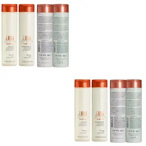 Lana Brasiles | 2 kits Inceller Shampoo And Conditioner Duo | Treated And Visibly Rejuvenated Hair | (2x) 250 ml / 8.45 fl.oz.