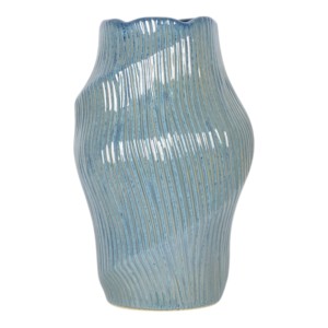 Vaso in Ceramica Ondulato Scultoreo, Vaso Moderno Scanalato per Fiori, Decorazione per Soggiorno e Camera da Letto - Product Image 2