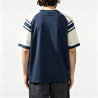 T-shirt rétro pour homme, imprimé Champs 1997, manches raglan, style vintage, streetwear sportif, t-shirt décontracté à manches courtes pour homme