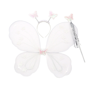 3 pz/set festa carnevale bacchetta magica fascia per bambini ragazze <span class=keywords><strong>angelo</strong></span> farfalla Costume <span class=keywords><strong>ali</strong></span> - Product Image 6