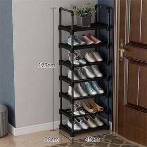 Nuevo <span class=keywords><strong>Zapatero</strong></span> de Plástico que Vale la Pena <span class=keywords><strong>Comprar</strong></span>, <span class=keywords><strong>Mueble</strong></span> de Almacenamiento, Organizador de Zapatos, <span class=keywords><strong>Zapatero</strong></span> Metálico Plegable - Product Image 5