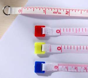 Cinta métrica de Color aleatorio para <span class=keywords><strong>ruleta</strong></span>, 150cm, retráctil, colorida, portátil, centímetro pulgadas - Product Image 5