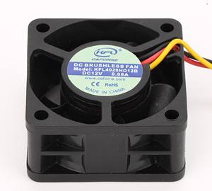 40x40x20mm毫米小型直流轴流风扇5V 12V 24V，无刷冷却风扇高速，用于电子PC CPU机柜机 - Product Image 3