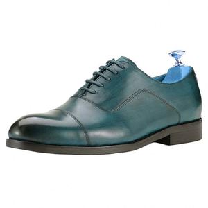 Chaussures plates en cuir noires pour hommes, style britannique décontracté, pour affaires, mariage et soirée - Product Image 5