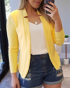Chaqueta de Primavera para Mujer, Estilo Moderno, Corte Entallado, Manga Larga, Formal, para Oficina, <span class=keywords><strong>Blazer</strong></span>, Nuevo Estilo, Tallas Grandes - Product Image 3