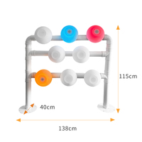 Table et chaise d'activités sensorielles pour enfants avec plateau sensoriel, table de jeu d'eau et de sable en PE pour intérieur