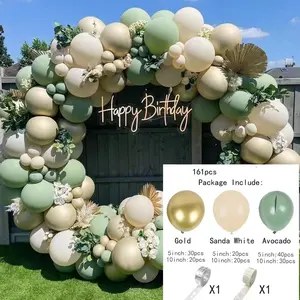 Grosir Set balon pesta ulang tahun dekorasi pemandangan balon rantai balon Arch Set