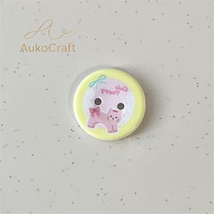 Boutons décoratifs en forme de fleurs de cerise de dessin animé mignonnes, couleur crème, pour vêtements, coiffes et chaussures, en colle crème, matériel artisanal - Product Image 6