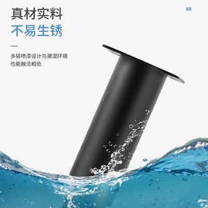 Adjustable Furniture Leg Telescopic Black Easy Installation For Bed Table Cabinet <b>Sofa</b> <b>Support</b> - Product Image 3