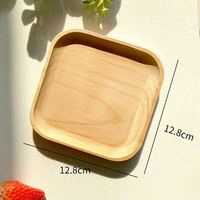 Plats en bois de hêtre personnalisables de plusieurs tailles, adaptés à la cuisine, à la salle à manger et à la décoration alimentaire
