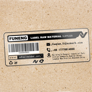 Giá thấp hoạt động tùy chỉnh trong suốt in trong suốt nhãn mã vạch không thấm nước chống xước tùy chỉnh mã vạch nhãn CuộN - Product Image 2