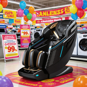 เก้าอี้นวดไฟฟ้า L39S-Snowfit ระดับไฮเอนด์ 6D ไทยสเตรชชิ่ง แบบเคลื่อนไหวสองทิศทาง พร้อมลูกกลิ้งนวดน่อง ถุงลมนิรภัย และโหมดสำหรับผู้สูงอายุ - Product Image 1