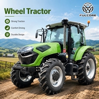 Nouveau modèle de tracteur 4x4 FULCORE avec cabine climatisée en option, haute efficacité de travail pour les équipements agricoles, tracteur agricole