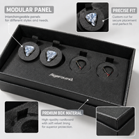 Support d'affichage rigide haut de gamme pour accessoires électroniques avec doublure en mousse personnalisable pour téléphones portables, montres connectées et plus encore