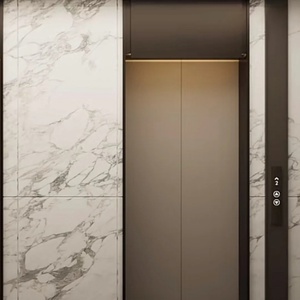 Nhà nhỏ và thang máy thương mại 2-5 tầng không trục với cửa kính thủy lực thang máy hành khách cho sử dụng căn hộ - Product Image 5