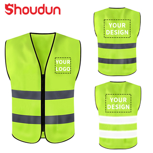 Chaleco de Seguridad Reflectante Ligero para Repartidores de Comida, Chaleco de Malla de Alta Visibilidad con Tiras Reflectantes, Chaleco Personalizado con Logotipo para Repartidores - Product Image 2