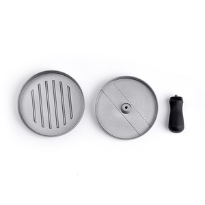 Presse à hamburgers, moule à galettes de viande en aluminium antiadhésif, papier à galettes de viande ciré, moule à saucisses, galettes de crabe, outil de cuisine, barbecue - Product Image 5