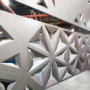 Panneaux de façade en aluminium perforé 3D personnalisés Alumtimes, revêtement extérieur de bâtiment moderne, imperméable - Product Image 2