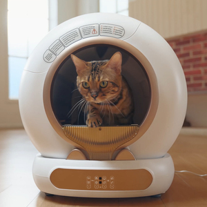 猫トイレトイレボックス電気自動猫トイレスマートセルフクリーニング猫用 - Product Image 2