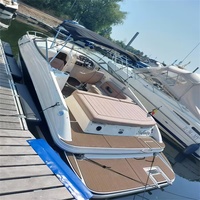2004 Rinker 232 Plate-forme de bain Cockpit Pad Bateau EVA Mousse Faux Teck Deck Tapis de sol