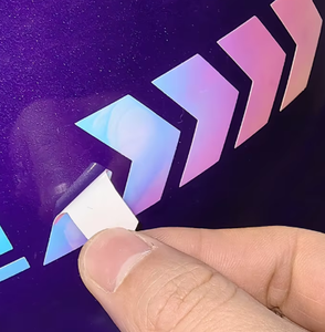 فيلم لاصق ليزري ملون مضيء في الظلام من مادة PET، ملصق سيارة إبداعي للتصميم الذاتي، ألوان عاكسة مبهرة تتوهج فورًا - Product Image 2