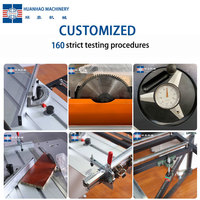 Chine Travail du bois pas cher précision kdt contreplaqué machine de découpe entièrement automatique cnc table coulissante scie à panneaux