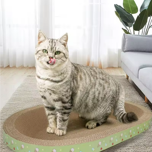 Planche à gratter pour chat en carton ondulé renforcé - Super épaisse, résistante à l'usure, sans perte de fibres, utilisation intérieure/extérieure, écologique - Product Image 2