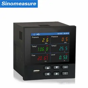 Personalizável SIN-PR900 18 canais china display colorido pressão paperless gravador de dados de temperatura logger