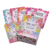 Vente en gros usine : Cartes d'affirmation imprimées, Cartes Oracle, Jeu de cartes avec logo et bords dorés, Jeu de cartes de tarot personnalisé avec guide