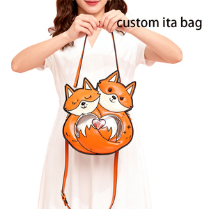 Sac Ita personnalisé avec motif de renard, pour festival, fête, voyage en plein air, imperméable, sac bandoulière pour femmes et filles - Product Image 2
