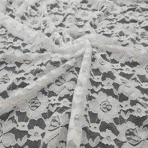 Dentelle française blanche en nylon tricoté, dentelle de luxe traditionnelle pour la décoration de la maison, décoration décontractée et utilisation pour les fêtes - Product Image 6