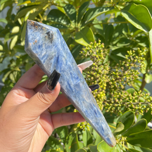 Fanshi Offre Spéciale Naturel Bleu Kyanite Baguette Cristal Poli Artisanat <span class=keywords><strong>Cyanite</strong></span> Point pour La Guérison pour La Décoration De La Maison Cadeau D'énergie - Product Image 4
