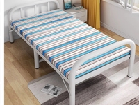 Lit Simple Pliant en Métal pour Maison, Design Simple pour Sieste au Bureau, Dortoir, Pause Déjeuner, Petit Lit Adulte Pliant à Louer